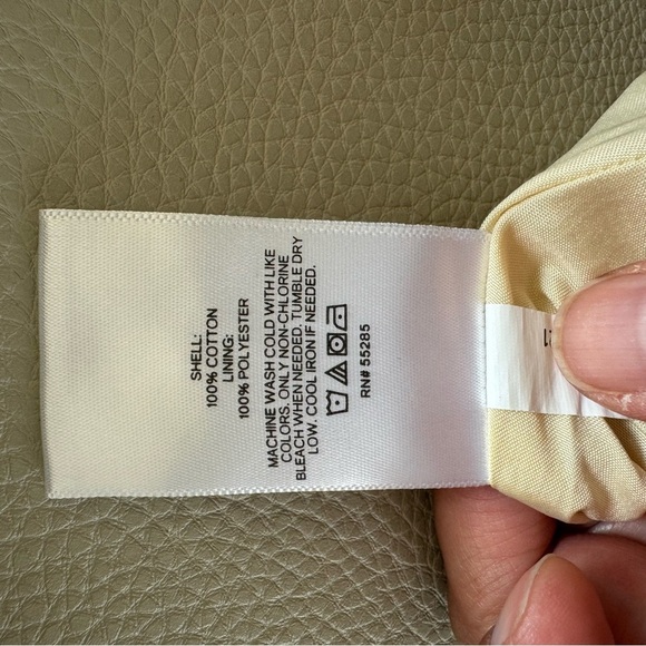 EXPRESS tiered yellow floral Babydoll Strapless mini Dress size 8 - Picture 11 of 12